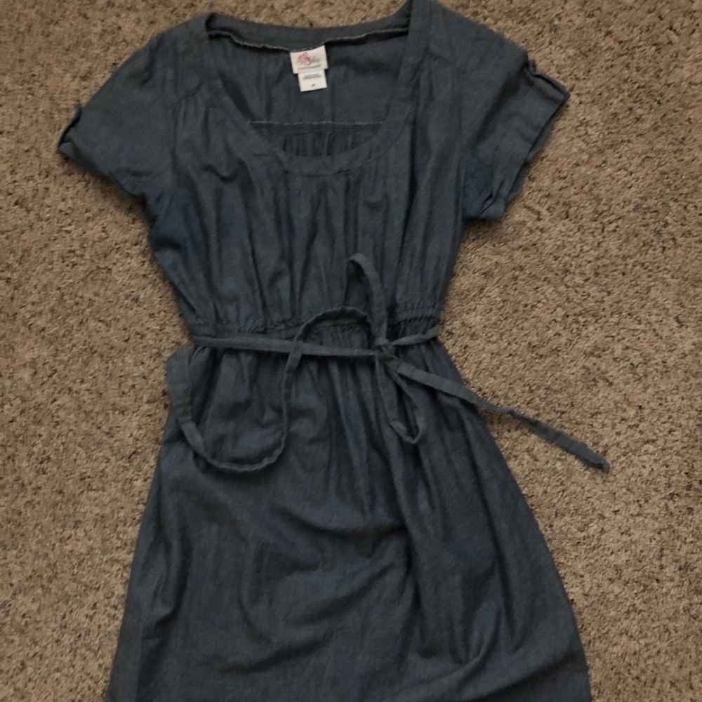 Denim Maternity Dress